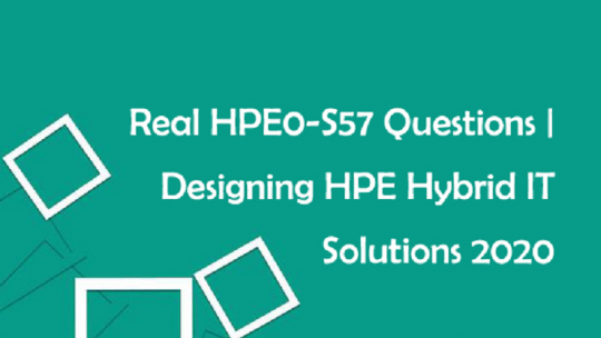 HP HPE0-S57 Practice Test Questions