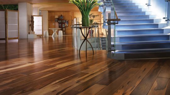 Parquet wood flooring